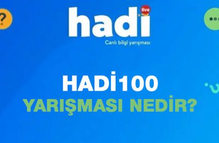 Hadi100 Yeni Yarışma Detayları