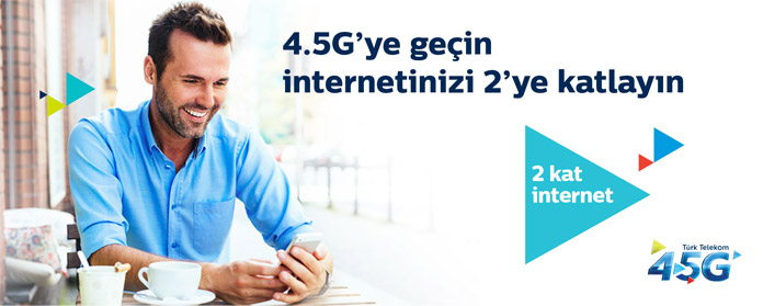 türk telekom 4.5g bedava internet