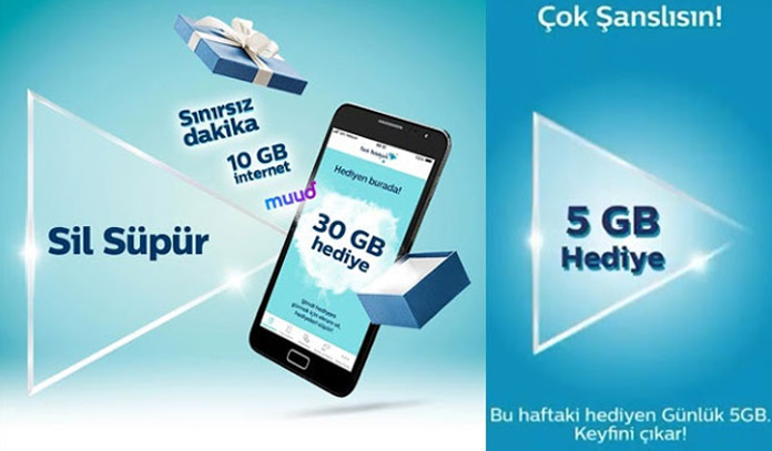 türk telekom sil süpür bedava internet